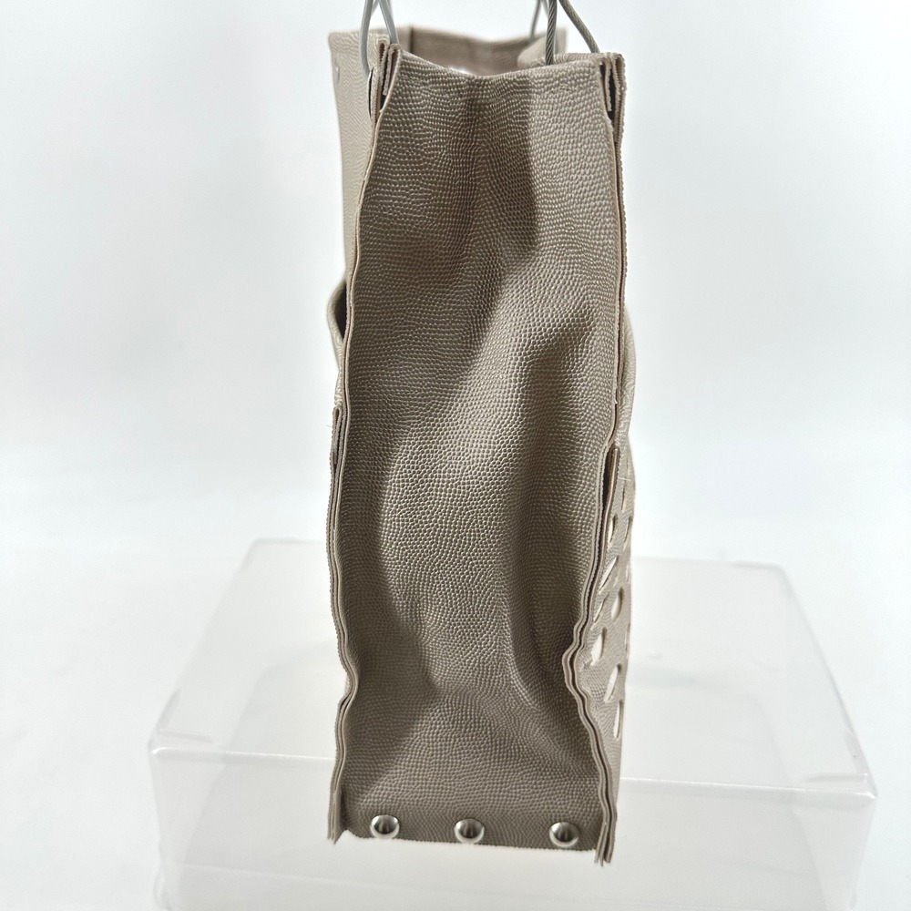 Hardware by Renee Shoulder Bag Women Taupe Avant Garde Industrial Edgy Handbag - Picture 6 of 15